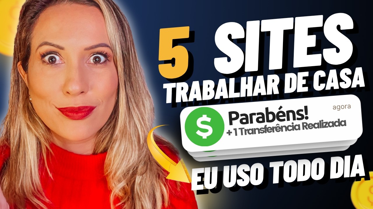 5 sites que eu uso para gerar renda extra em casa pela internet!
