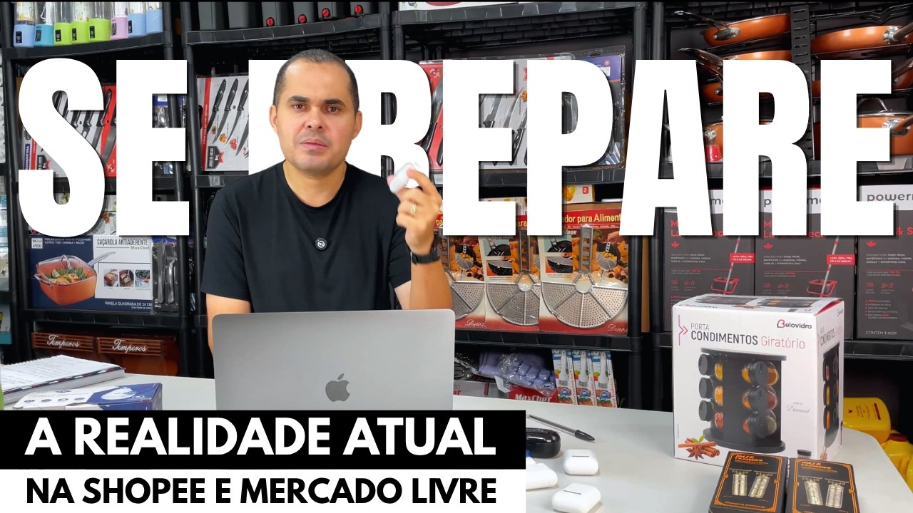 A dura REALIDADE de vendedores da Shopee e Mercado Livre no Brasil