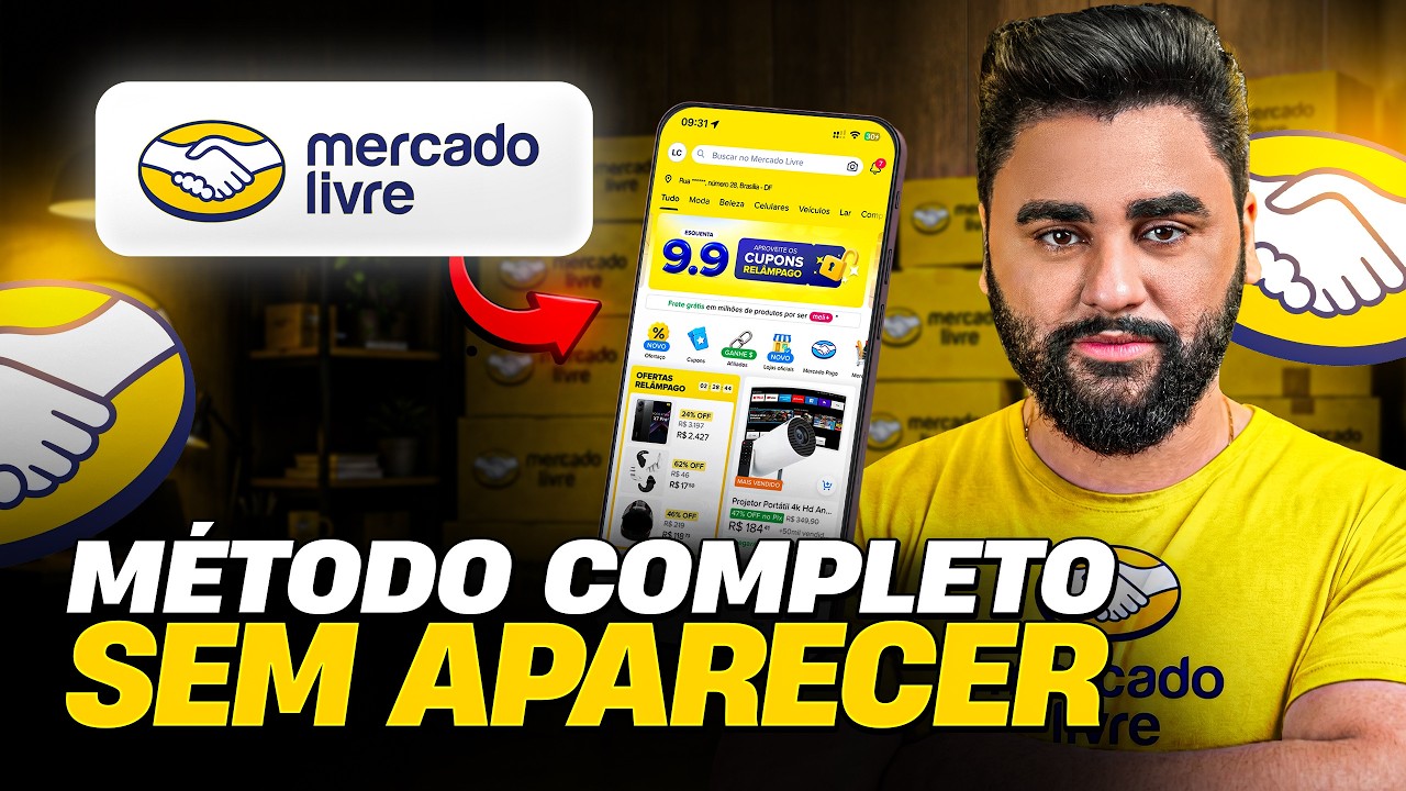 AFILIADO MERCADO LIVRE: COMO VENDER SEM APARECER EM 2026 (Passo a Passo)