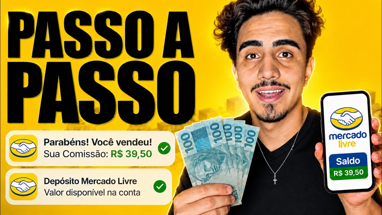 AFILIADO MERCADO LIVRE: TUDO Para AFILIADOS iniciantes Ganhar Dinheiro no MERCADO LIVRE