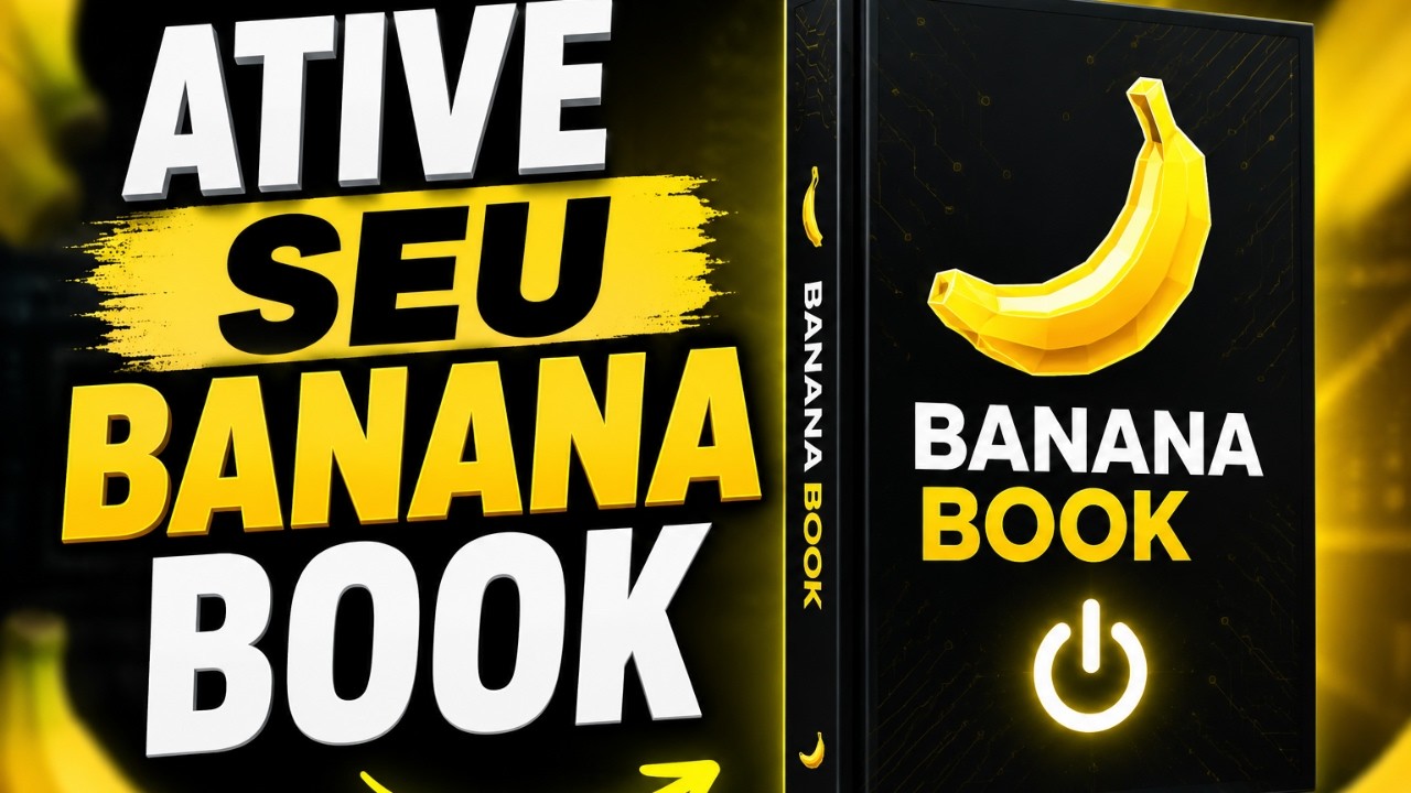 Banana Book | Crie seus Conteudos em MINUTOS! Ferramenta 100% SUA