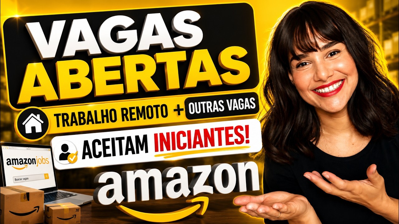 COMO CONSEGUIR VAGA NA AMAZON | 3 Maneiras de Ingressar Nessa Gigante! (home office 2026)
