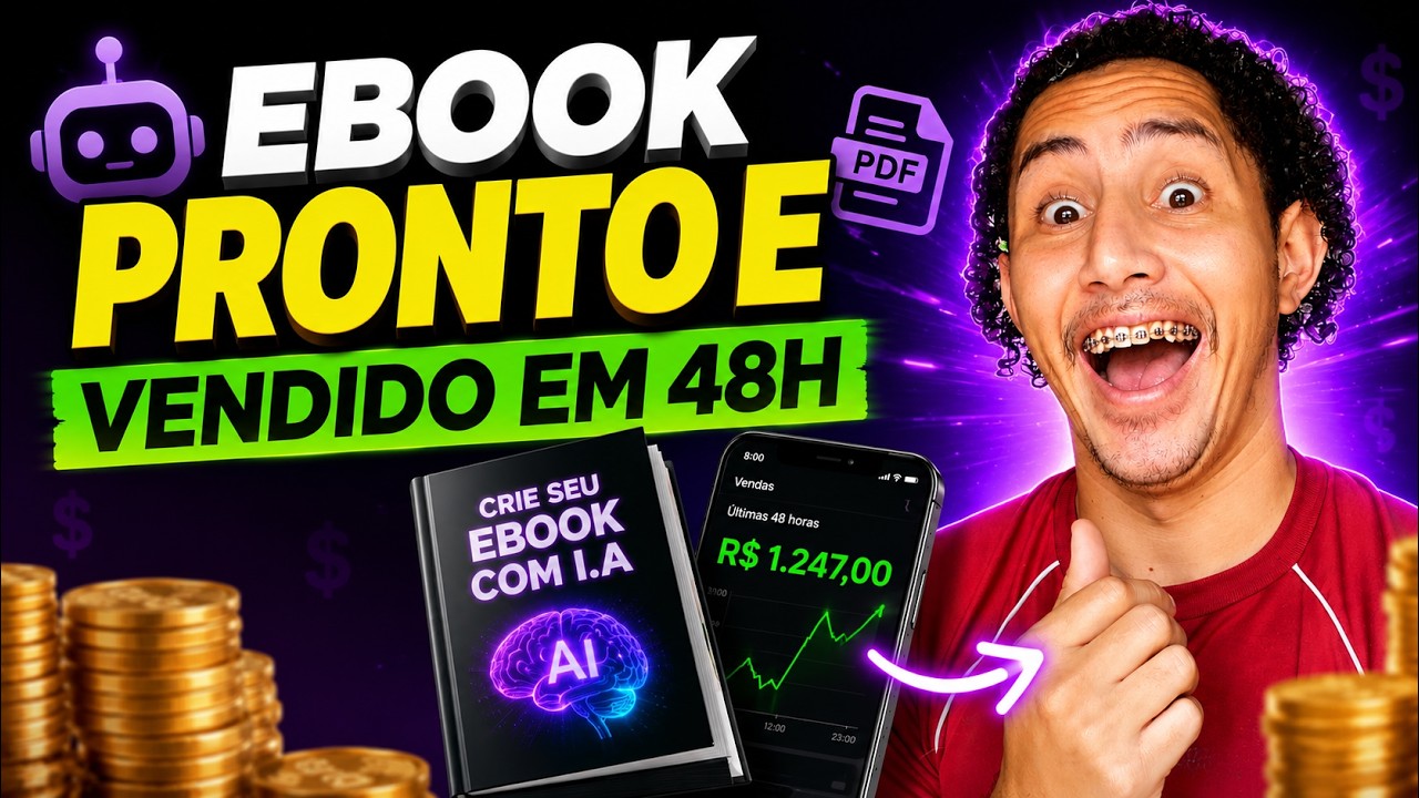 COMO CRIAR EBOOK COM IA E VENDER EM 48 HORAS (Sem Investir Nada)