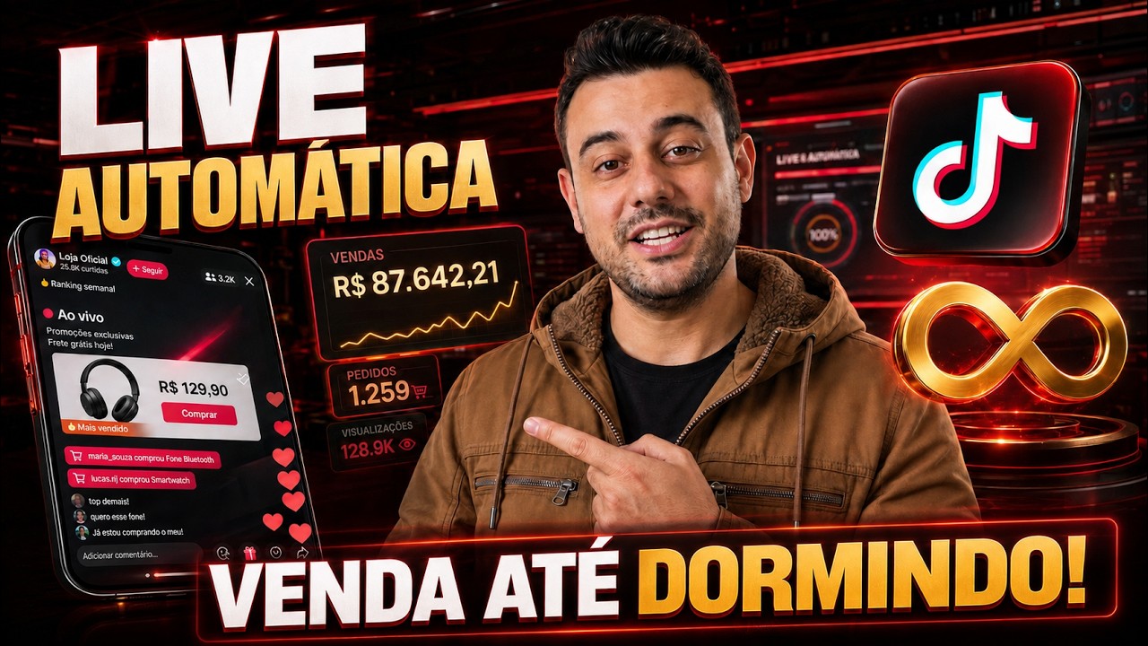 COMO EU FAÇO LIVES INFINITAS NO TIKTOK SHOP ( PASSO A PASSO )