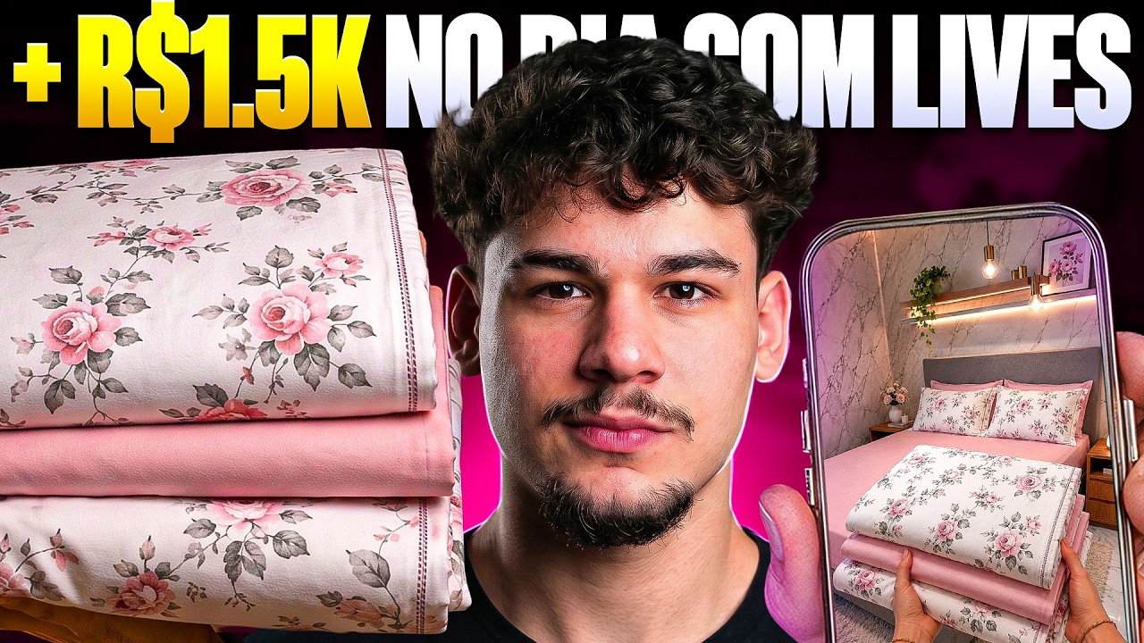 COMO FAZER + DE R$1500 POR DIA COM LIVES GRAVADAS NO TIKTOK  SHOP