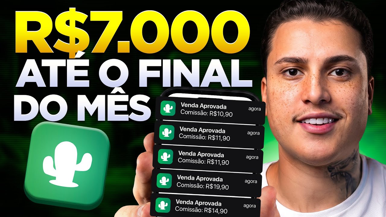 COMO FAZER R$7 MIL ATÉ O FINAL DO MÊS NA CAKTO (100% DE COMISSÃO)