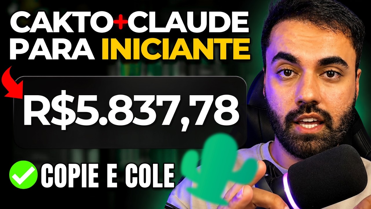 CRIEI produto no CLAUDE para vender na CAKTO (EM 15 MINUTOS!)