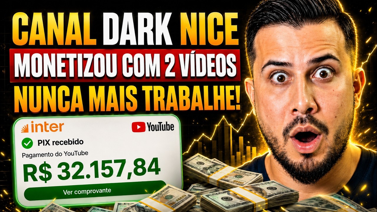 Clone este Novo Canal Dark Automático com IA para Monetizar Rápido e Ganhar Dinheiro com YouTube