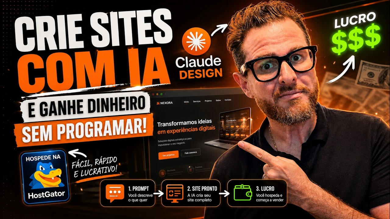 Como Criar Sites com IA Usando o Claude Design (e Ganhar Dinheiro com Isso)