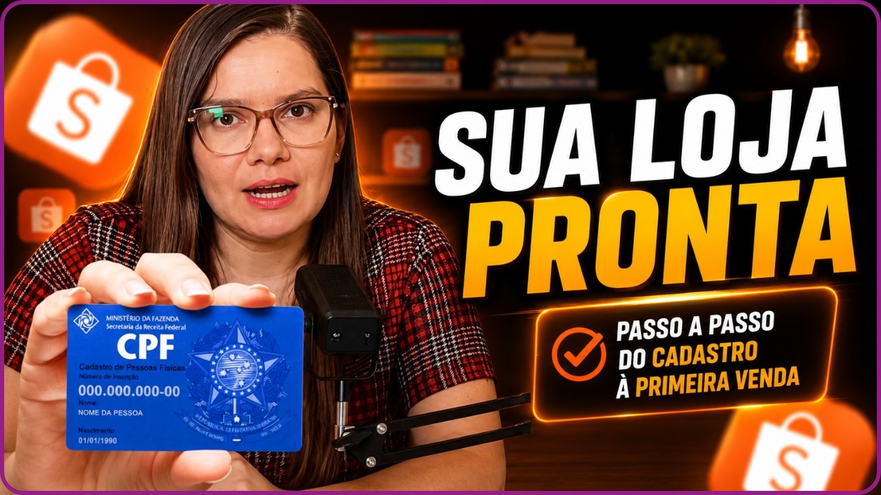 Como Criar uma Loja na Shopee do Zero com CPF em 2026 [TUTORIAL COMPLETO PARA INICIANTE]
