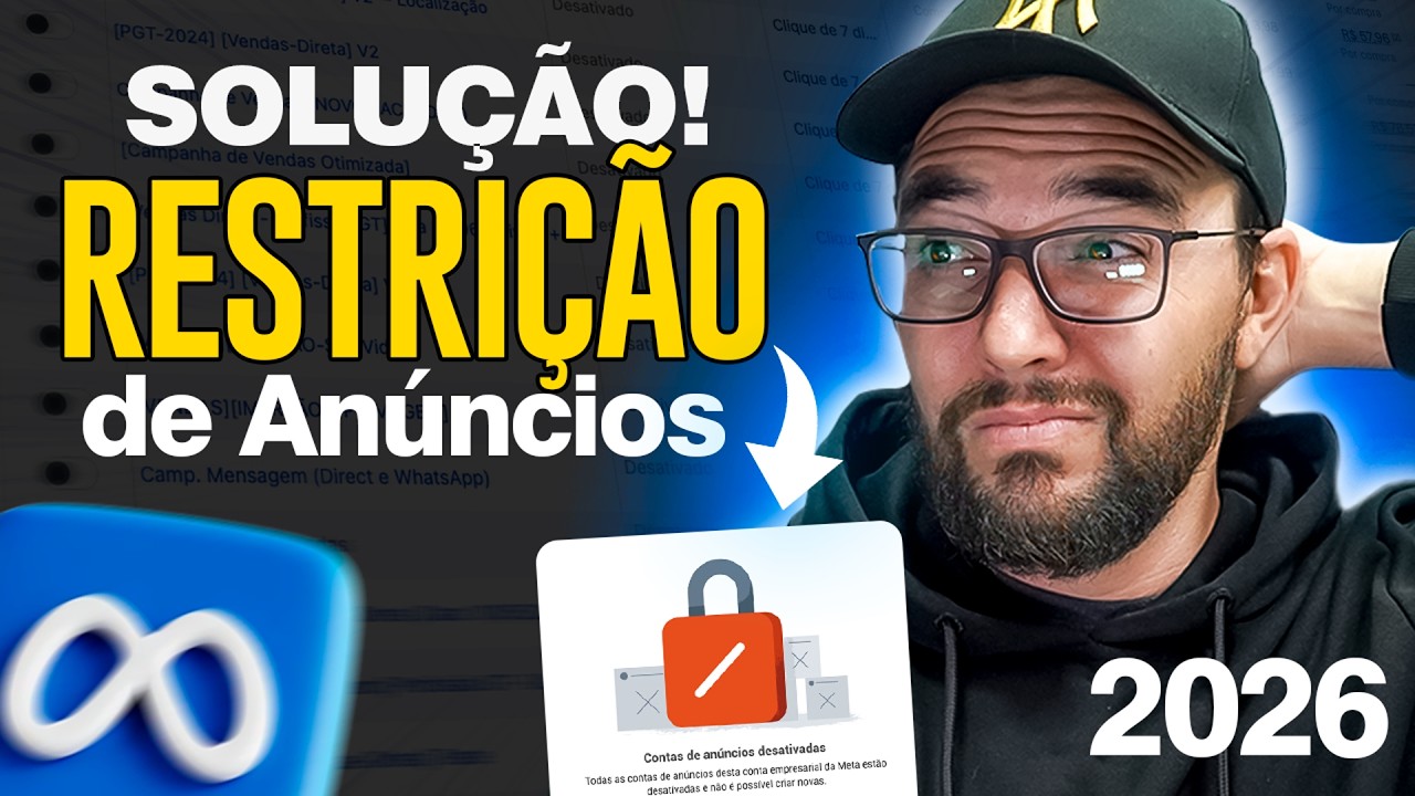 Como DESBLOQUEAR uma CONTA DE ANÚNCIOS ou BM do Meta Ads em 2026 (Passo a Passo) [SOLUÇÃO!]