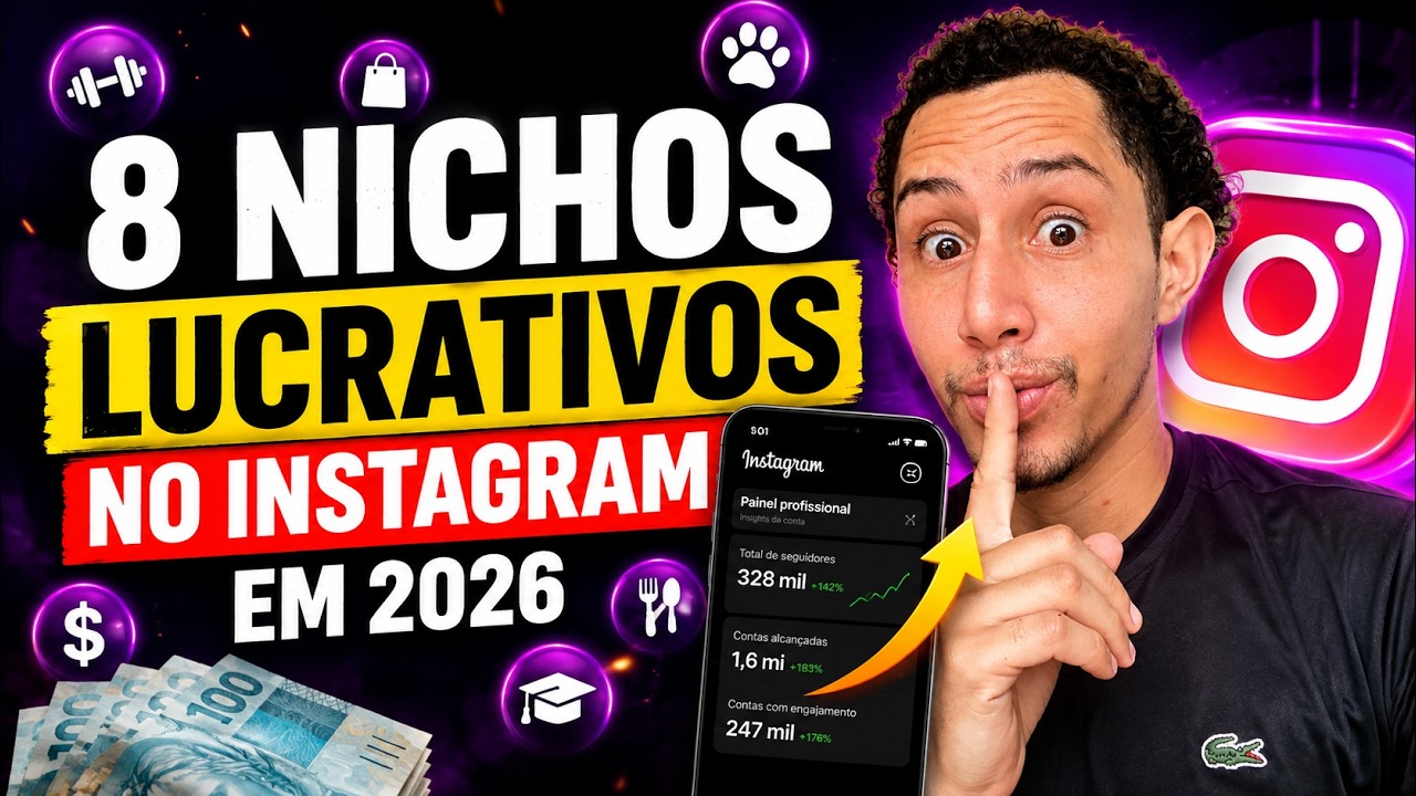 Como Ganhar Dinheiro no Instagram: Os 8 Nichos Mais Lucrativos e Fáceis P/ Iniciantes!