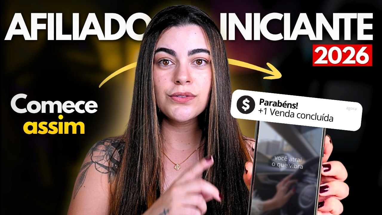 Como eu começaria do zero como AFILIADA EM 2026 sem dinheiro pra investir