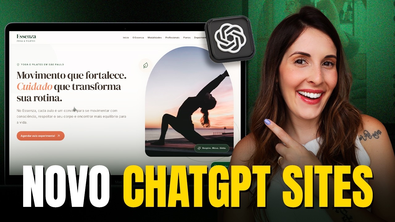 Crie Seu SITE PROFISSIONAL DO ZERO com NOVO ChatGPT Sites