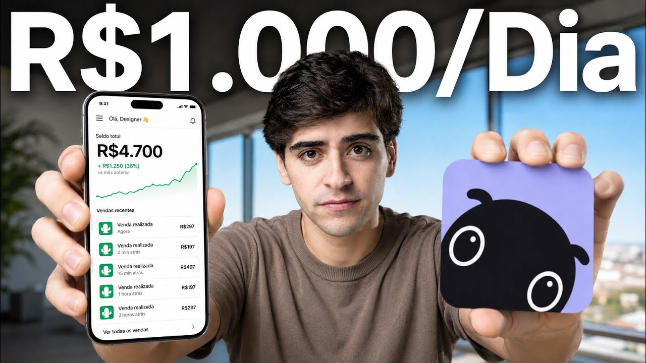 Criei um Low Ticket do Zero com IA (MiniMax Design)