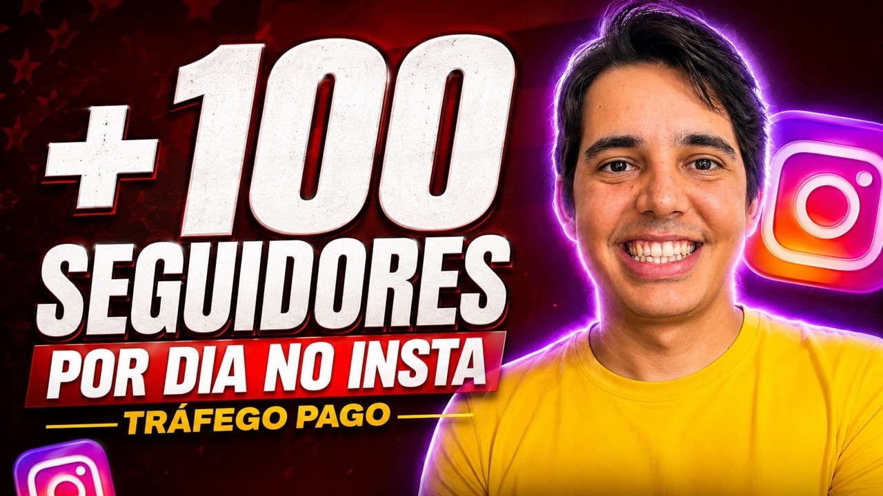 É assim que você ganha 100 SEGUIDORES por dia enquanto VENDE no seu perfil do instagram
