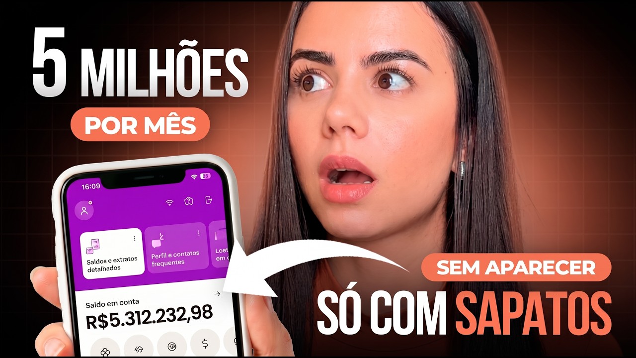 ELA NUNCA APARECEU EM UM VÍDEO E FATURA R$5 MILHÕES POR MÊS NO TIKTOK SHOP (SÓ COM SAPATOS)