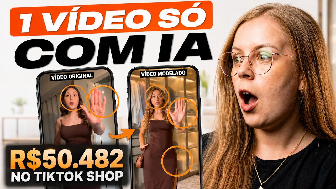 ESSE VÍDEO SIMPLES FEZ R$50.482 NO TIKTOK SHOP (VOU REPLICAR)