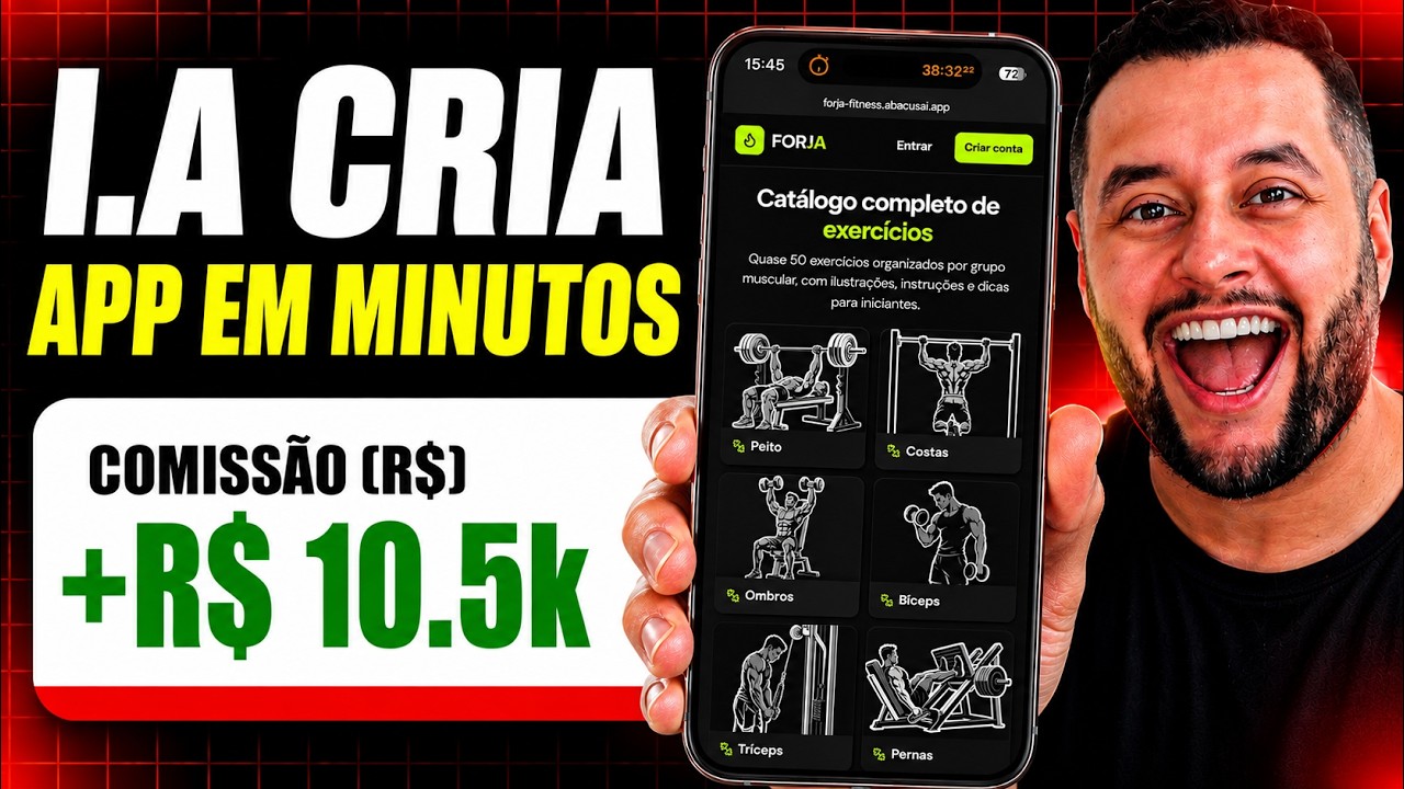 EU TESTEI!! RENDA EXTRA CRIANDO APPS COM IA (App que faz $19,90 por dia)