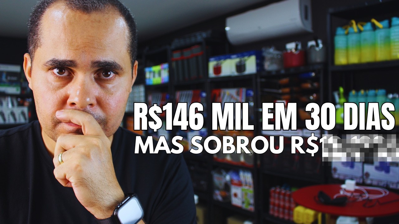 Ele faturou R$146 Mil reais em 30 dias no MercadoLivre Shopee mas sabe quanto sobra de LUCRO MESMO?