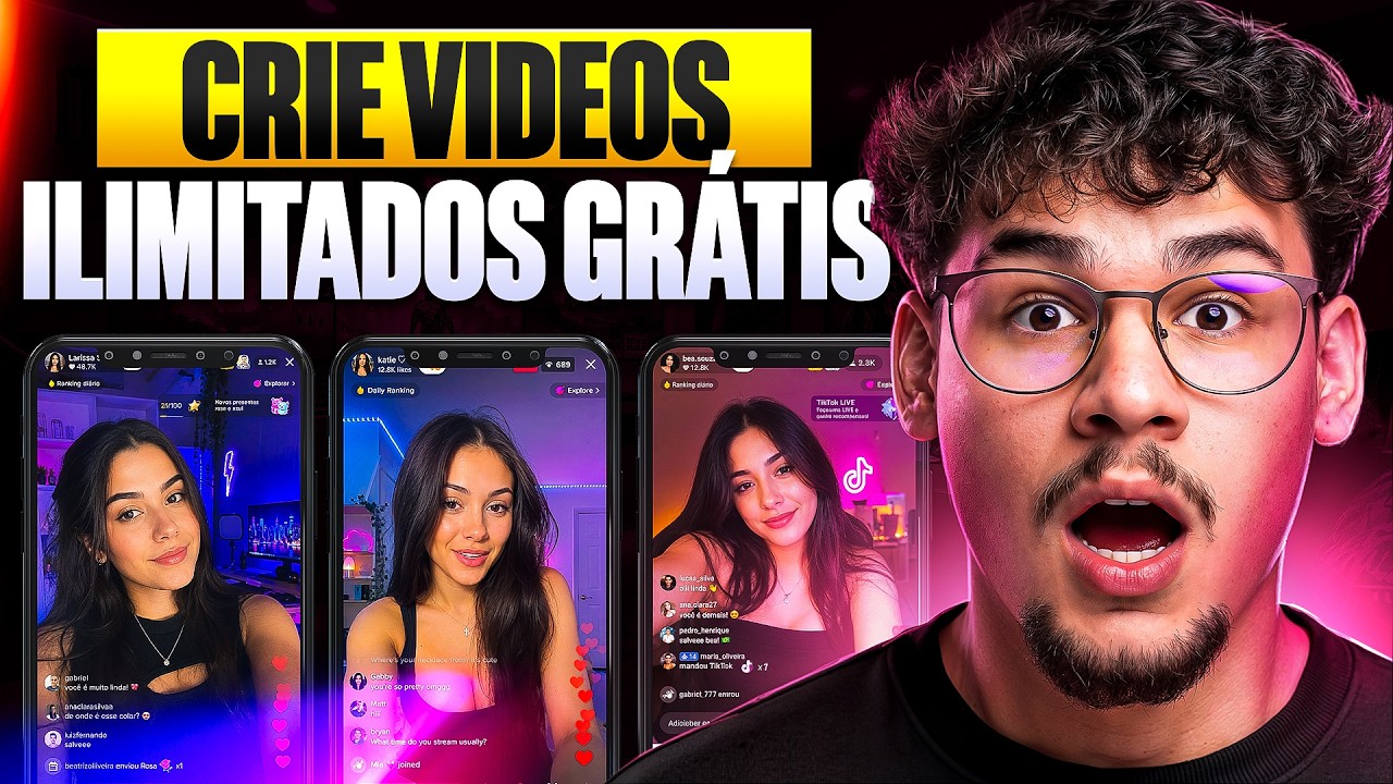 Essa I.A Cria Vídeos DE GRAÇA pra Usar no TikTok Shop (ME COPIE!)