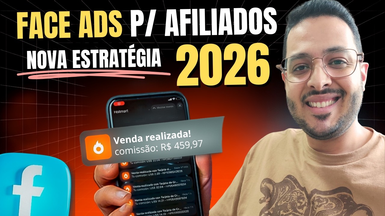 Facebook Ads para AFILIADOS (Nova Estratégia) Primeira Venda PASSO A PASSO
