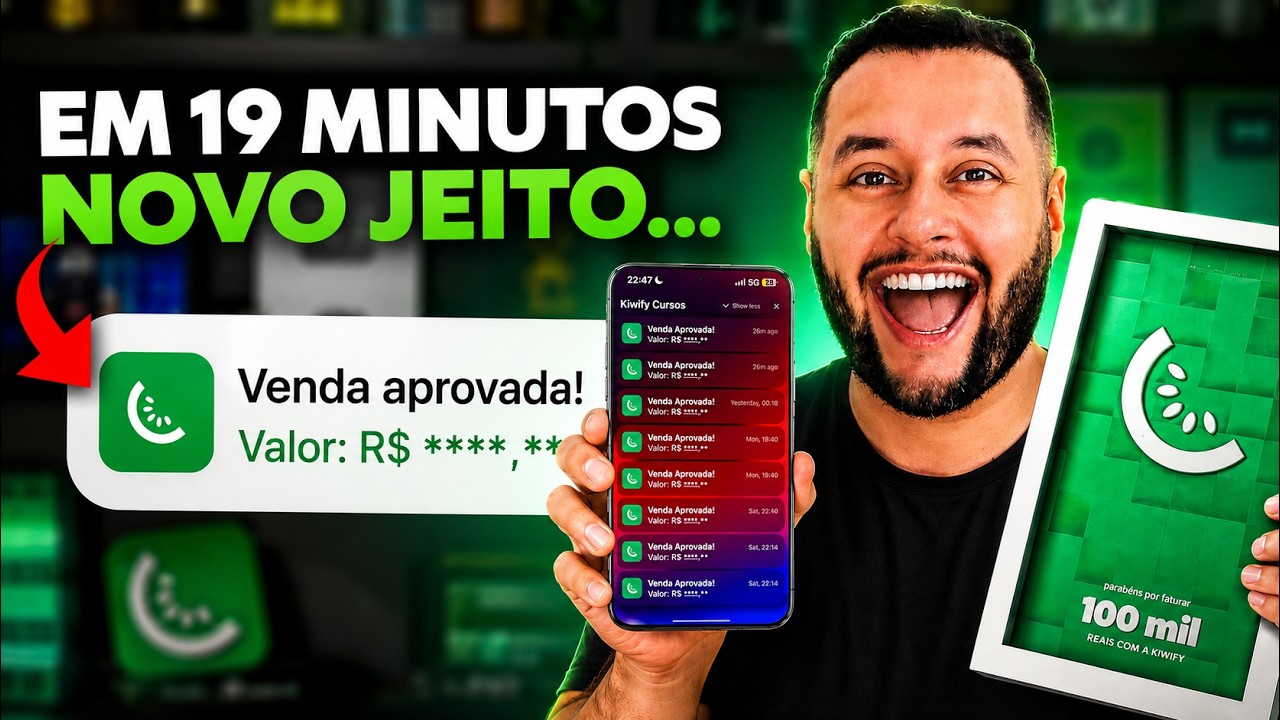 KIWIFY AFILIADOS: COMO FAZER A PRIMEIRA VENDA COMO AFILIADO GRÁTIS (Dinheiro Online)