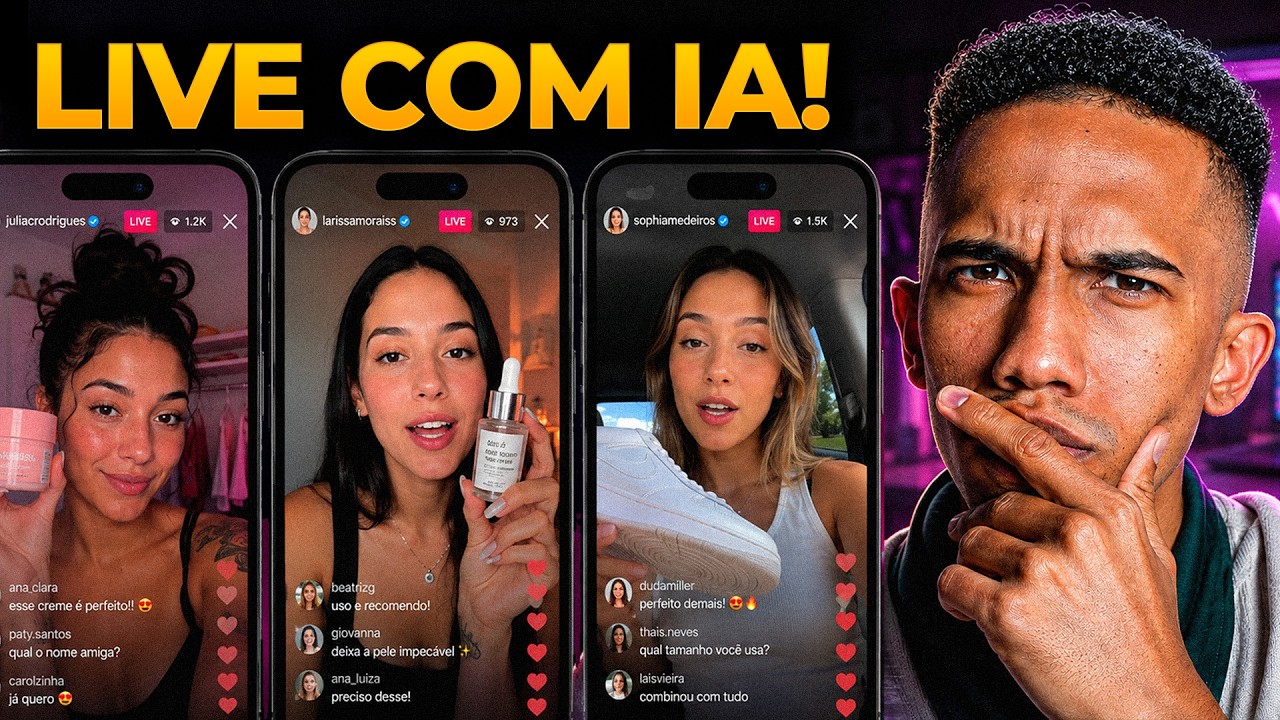 LIVE DE IA no TIKTOK SHOP: Ganhe dinheiro NO AUTOMÁTICO e SEM APARECER