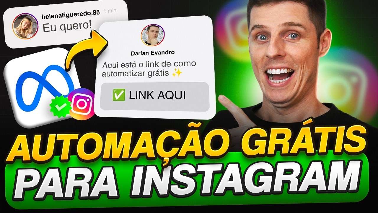 Mensagem Automática no Instagram DE GRAÇA (Sem Manychat, Sem pagar nada)