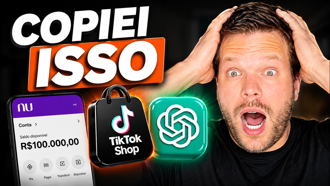 NINGUÉM TE CONTA ISSO: O Vídeo que Fez +R$100 MIL no TikTok Shop (Sem Aparecer)