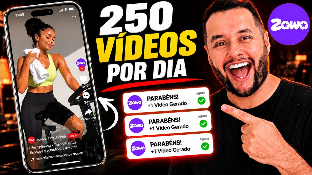 NOVA IA CRIA Videos VIRAIS que VENDEM na Shopee e Tiktok!