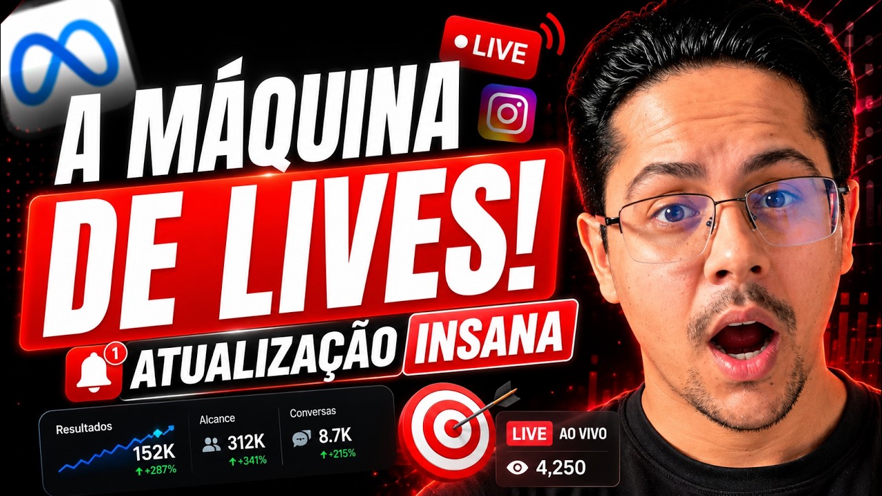 Nova Atualização do Meta Ads: Como Fazer Tráfego Pago Para Live no Instagram