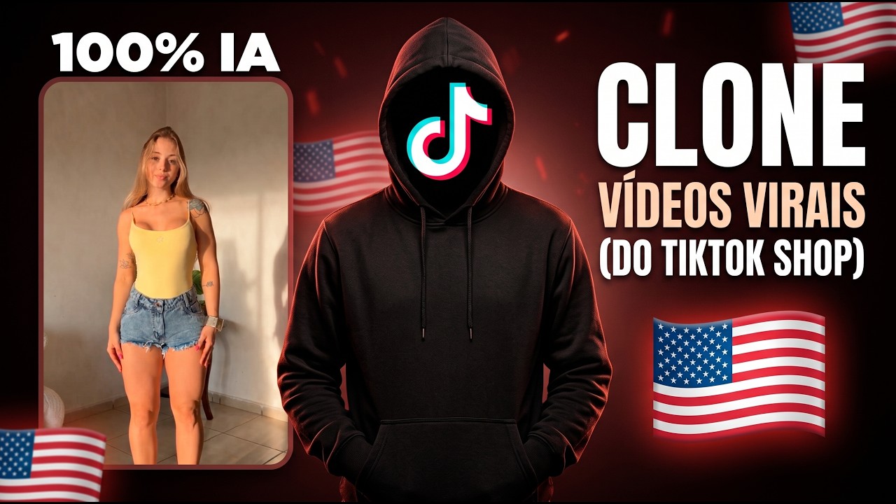 Nova IA para CLONAR Videos no TikTok Shop da Gringa com APENAS 1 CLIQUE