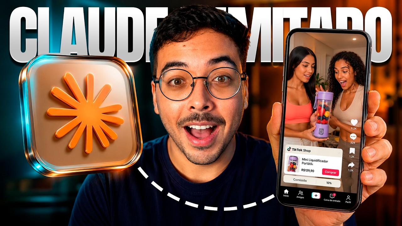 Novidade do Claude: gere VÍDEOS ILIMITADOS pro TIKTOK SHOP (+ prompts exclusivos)