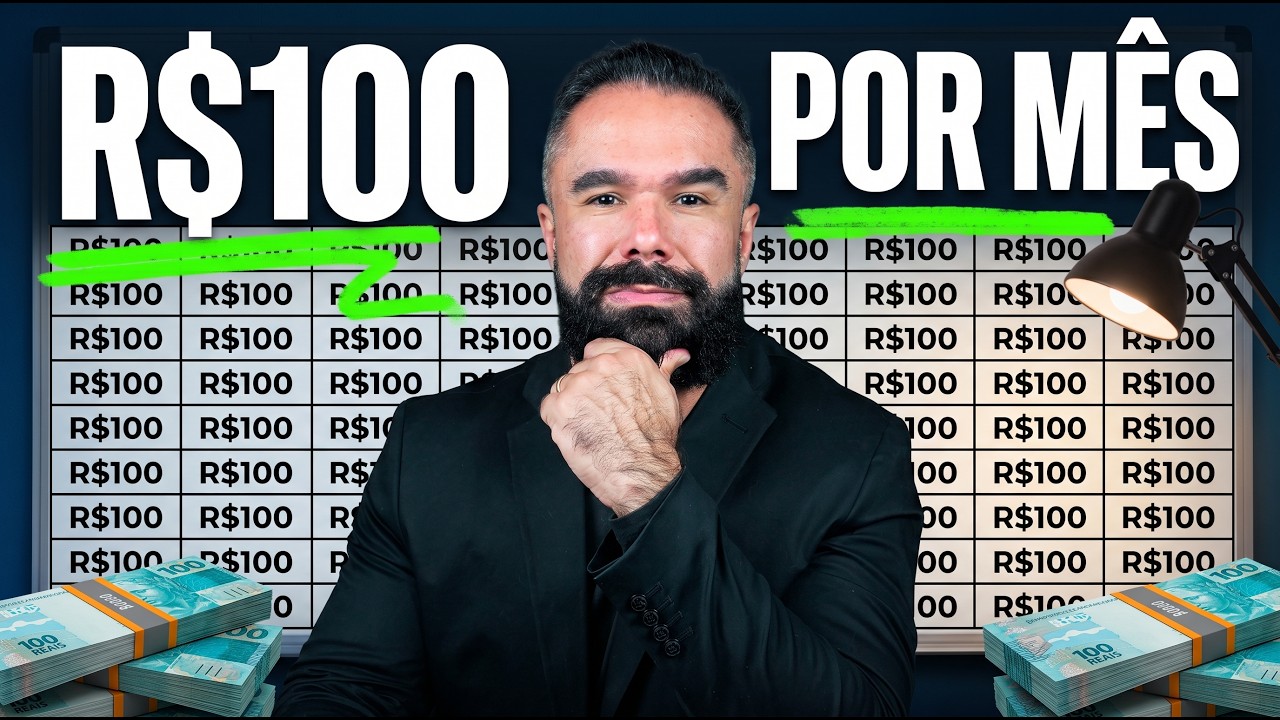O Que Realmente ACONTECE Quando VOCÊ Investe R$ 100 Por Mês