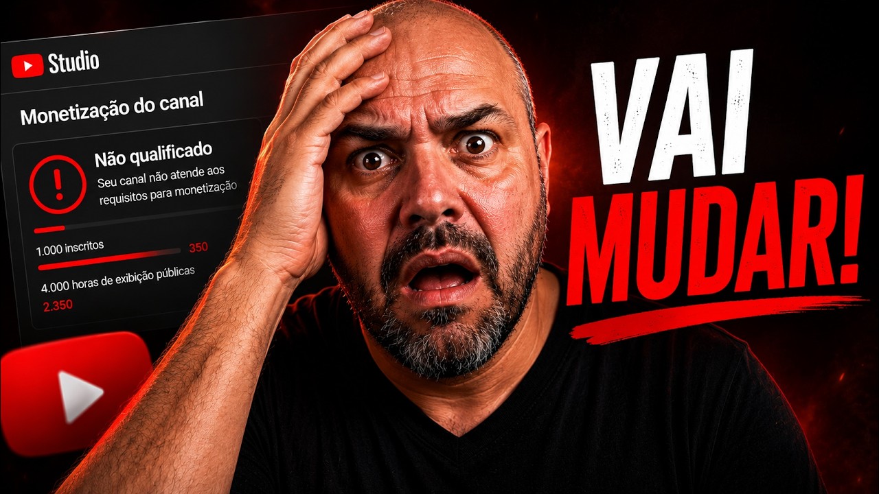 O YouTube Vai Mudar a Monetização: O que você precisa fazer agora