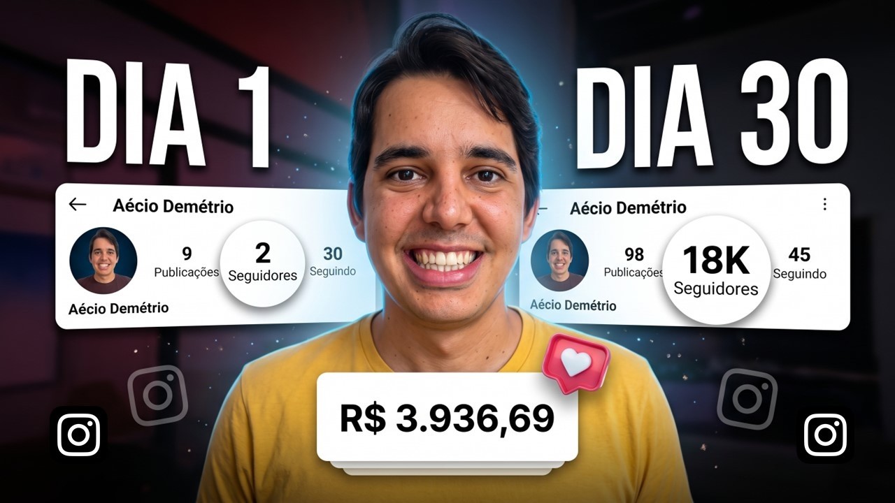 O plano para CRESCER no Instagram e VENDER todos os dias (Sem Aparecer) Aula 03 de 03