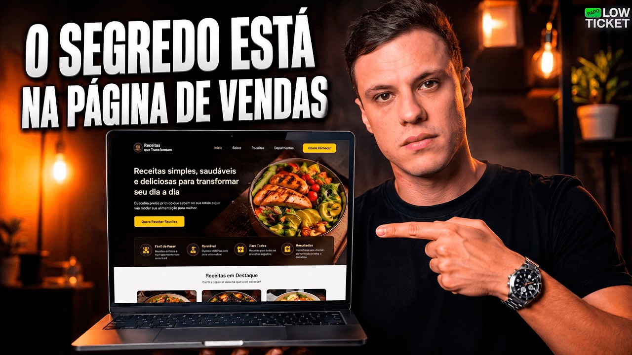 PAPO LOW TICKET: Analisando Página de Vendas que Vende no Automático
