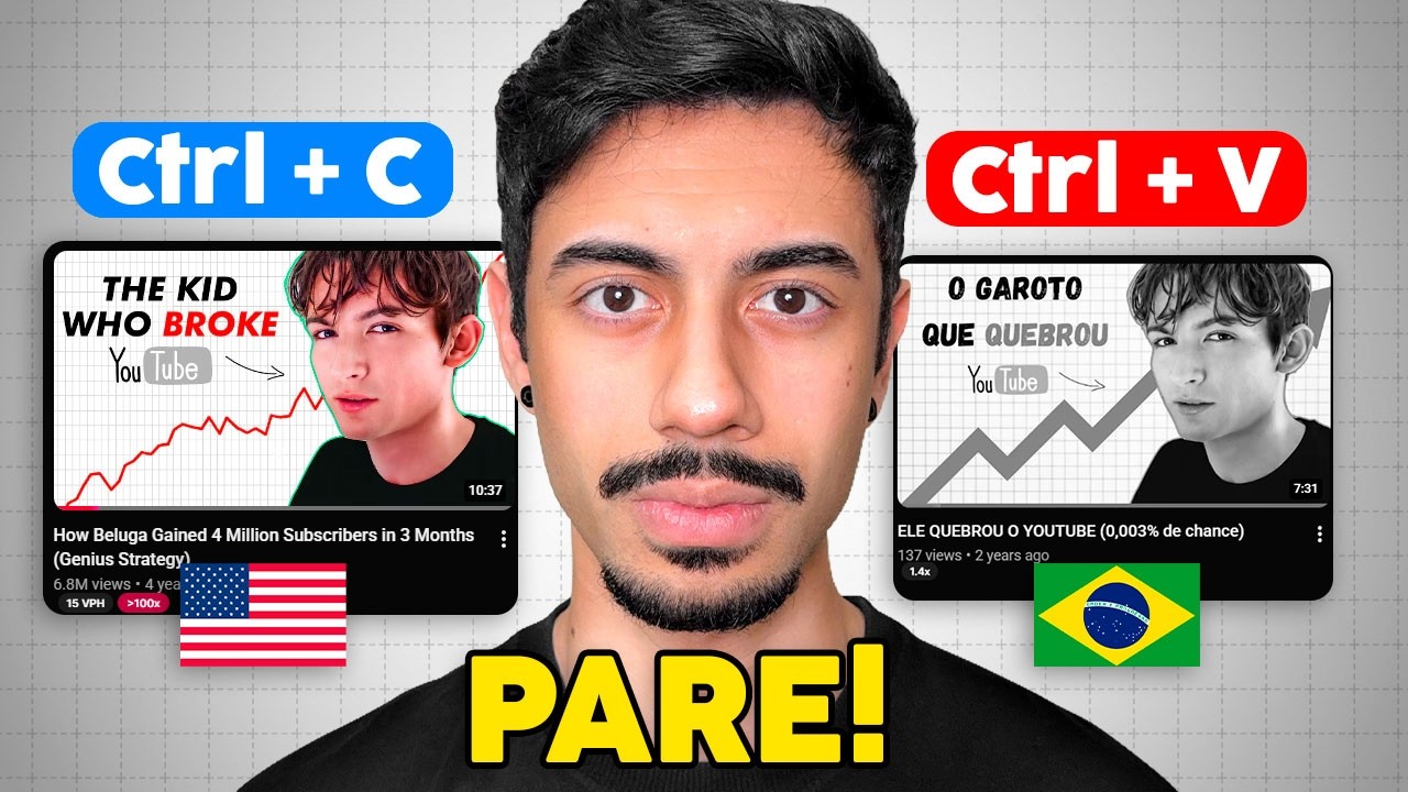 Pare de copiar vídeo viral (faça isso no lugar)
