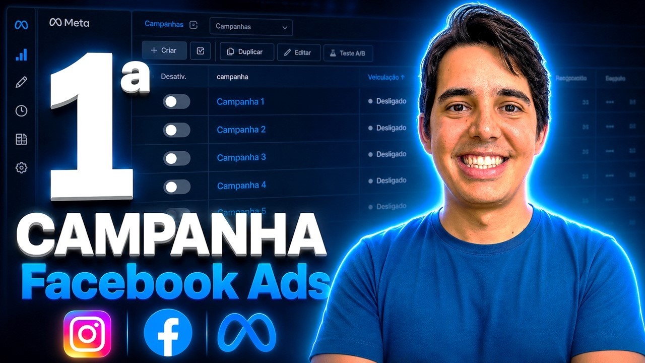 Primeira Venda com Trafego Direto no Facebook Ads (Iniciantes: Campanha com passo a passo do zero)