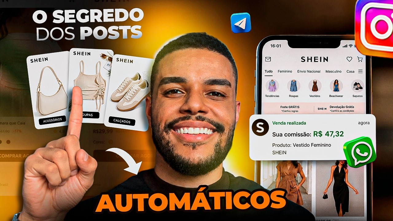 SHEIN AFILIADOS: Descobri uma Forma Muito Mais Rápida de Divulgar Produtos