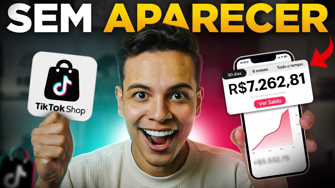 TIKTOK SHOP 2026: COMO COMEÇAR DO ZERO SEM APARECER (CURSO GRATUITO)