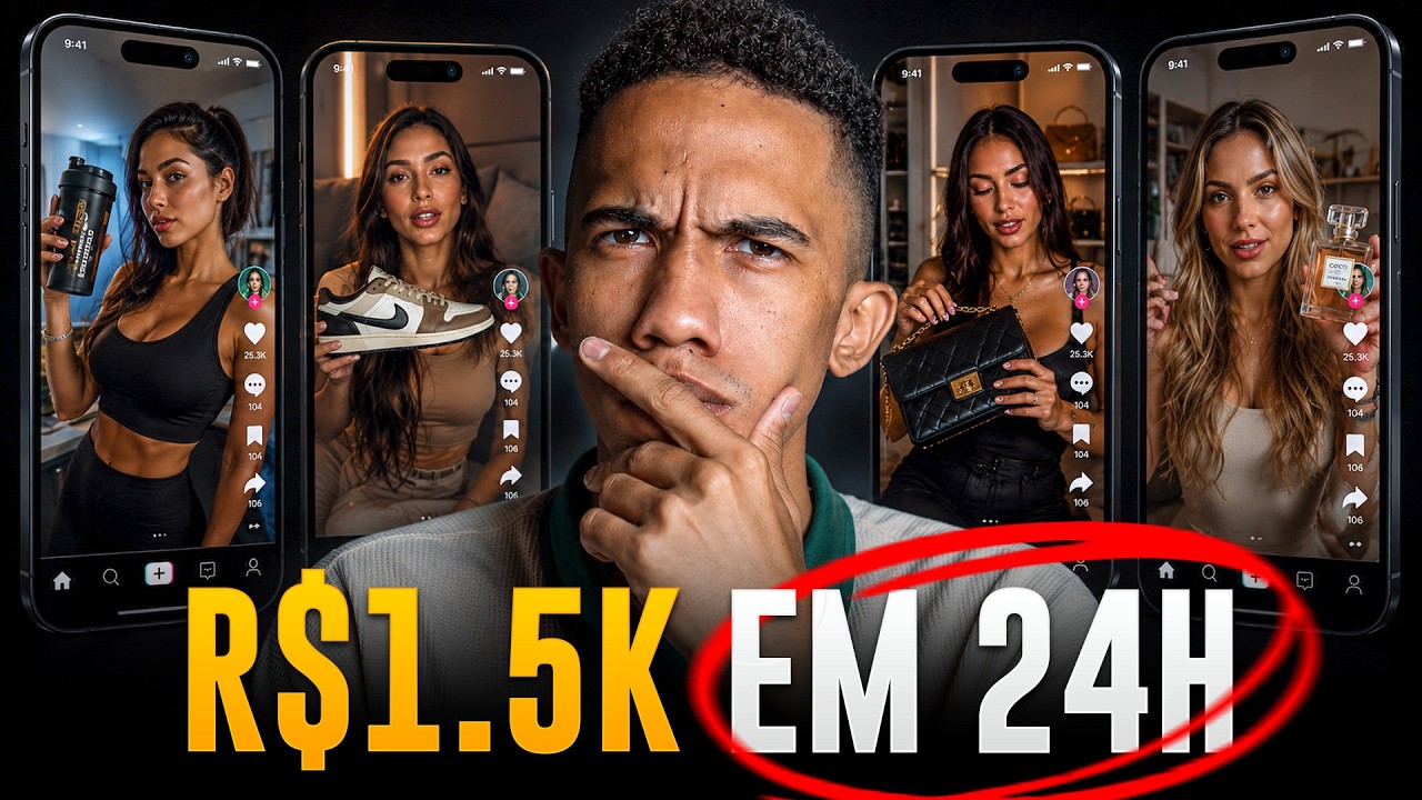 TIKTOK SHOP: VOU TE ENSINAR COMO EU FIZ R$1.512 EM 24H