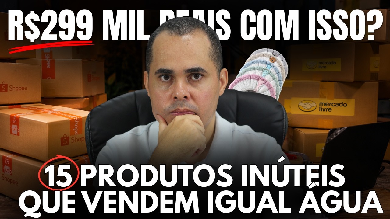(onde achar fornecedores)15 produtos “inúteis” que vendem igual água na Shopee pra ganhar dinheiro