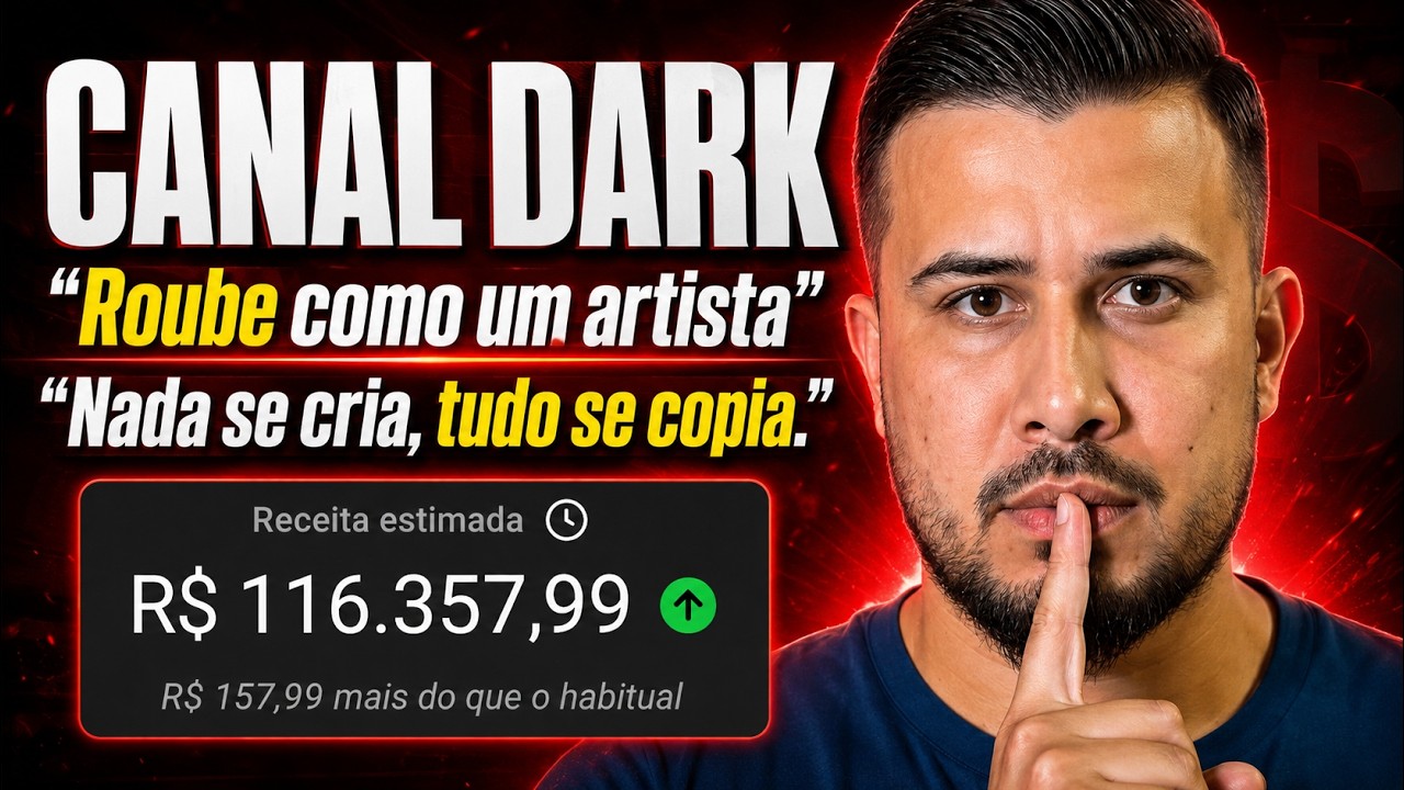 vou te provar que qualquer um consegue fazer dinheiro rápido com canal dark no youtube (me cobre!)