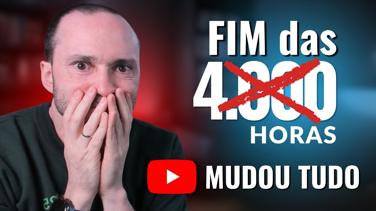 ⚠️ MUDOU TUDO: Fim das 4 mil horas para Monetizar!