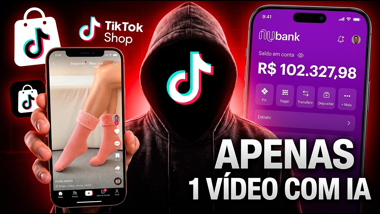 100MIL Reais com Apenas 1 VIDEO Feito com IA no TikTok Shop