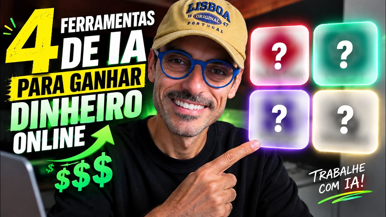 4 IAs Poderosas para Fazer Dinheiro na Internet