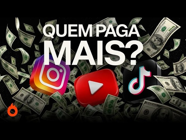 A BATALHA DA MONETIZAÇÃO! Quem Paga Mais? YOUTUBE, INSTAGRAM, TIKTOK?