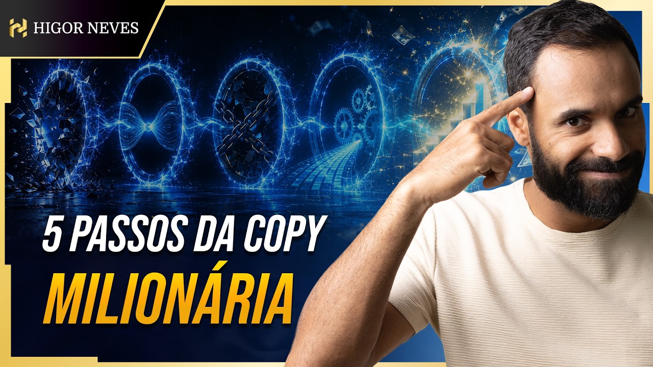 Analisando um VSL Milionário AO VIVO – 5 passos de uma copy de VSL milionário!